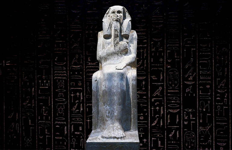 Djoser statue