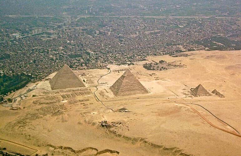 Giza Plateau in Egypt