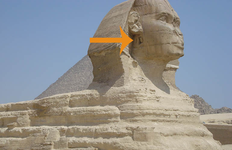 The secret chamber of the Great Sphinx
