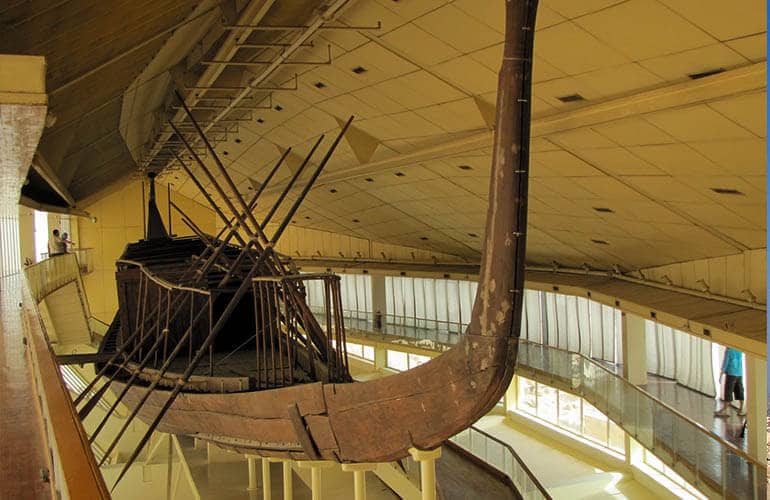 The solar boat (Khufu Ship)