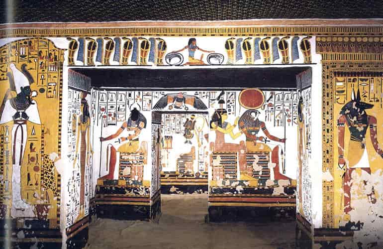 The tomb of Nefertari