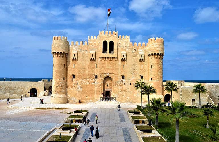 citadel of Qaitbay in modern history