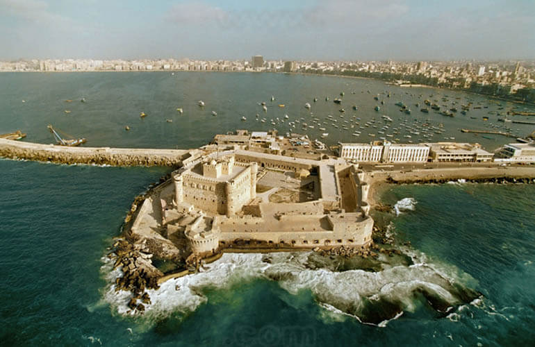 the citadel of Qaitbay in Alexandria