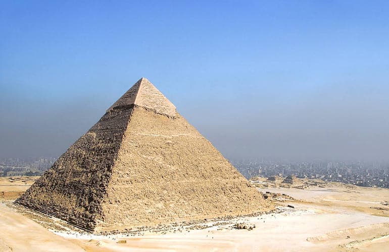 den stora pyramiden av khafre