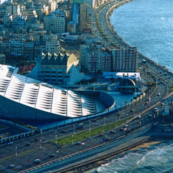 library of Alexandria, Mediterranean Sea, Alexandria street, Cairo tour packages, Cairo Package Tour, Egypt small group tours, Classic Holiday Egypt
