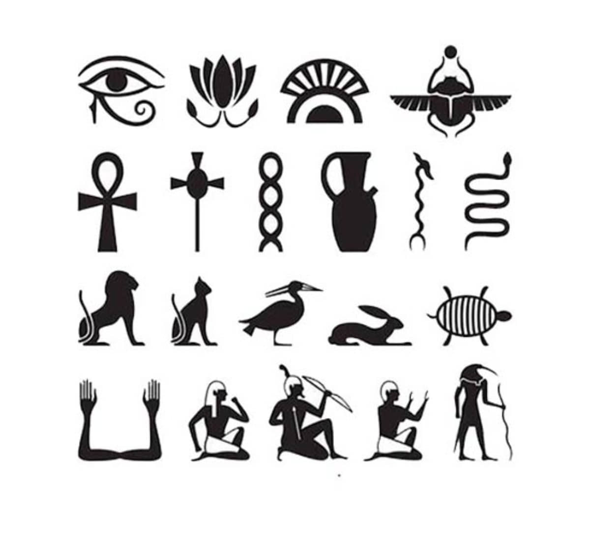 Ancient Egyptian Bird Symbols