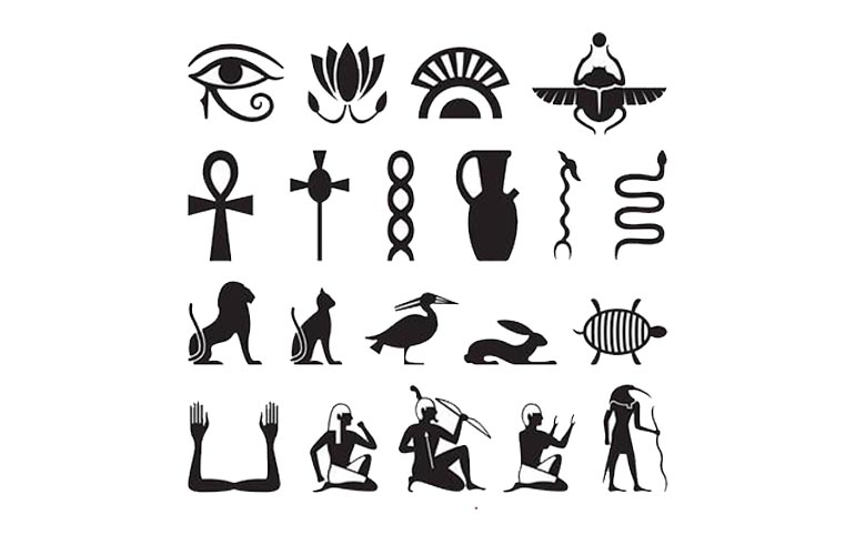 Viktige gamle Egyptiske symboler og betydninger