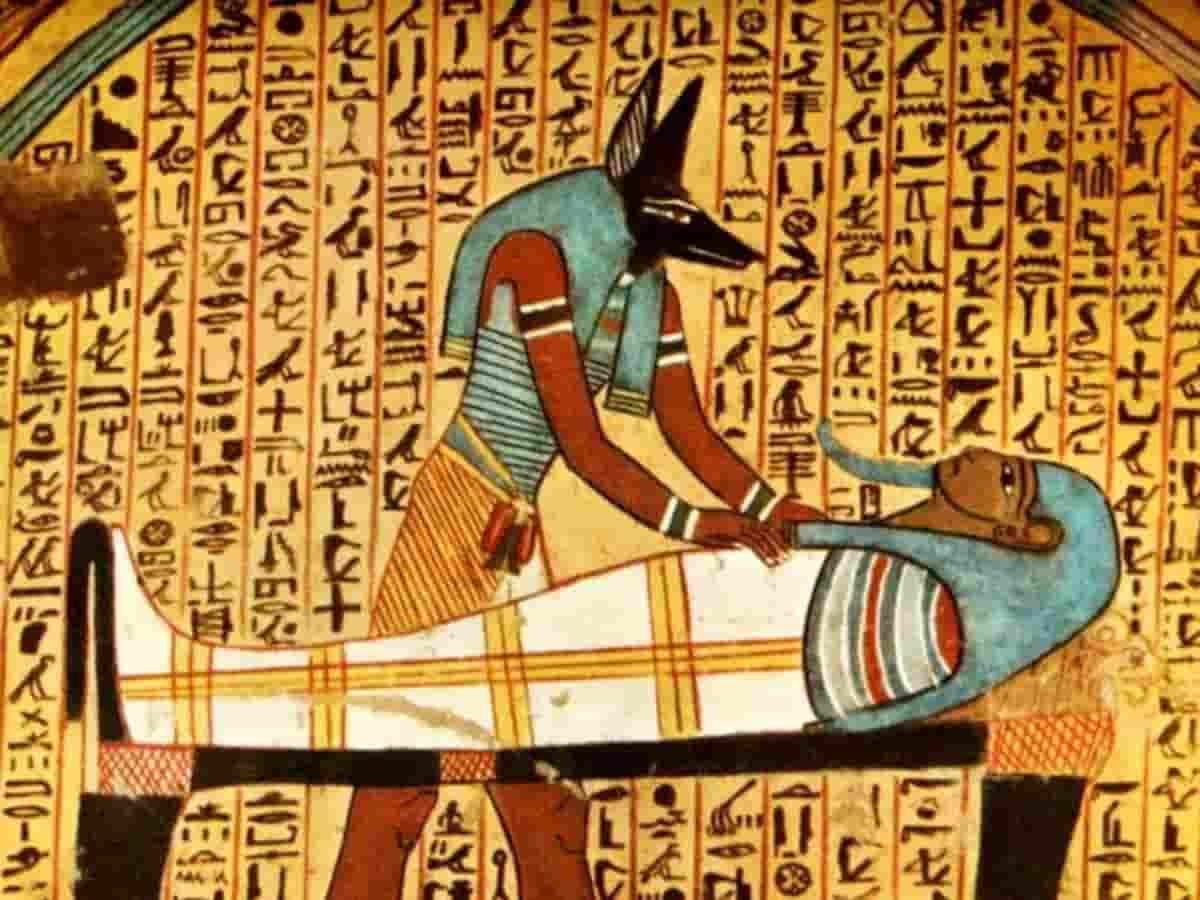 Anubis Egyptian God of the Death Cult Medal Gilded